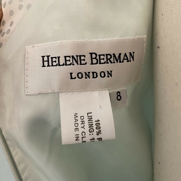 Helene Berman London Womens Light Blue Polka Dot - Picture 10 of 10